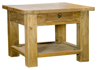 Couchtisch Teak mit Ablage
